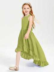 Junior Robes de Demoiselle d'Honneur Boho à la Mode Trèfle