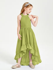 Junior Robes de Demoiselle d'Honneur Boho à la Mode Trèfle