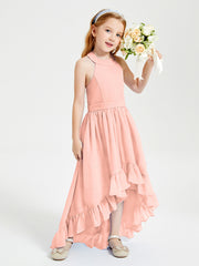 Junior Robes de Demoiselle d'Honneur Boho à la Mode Corail