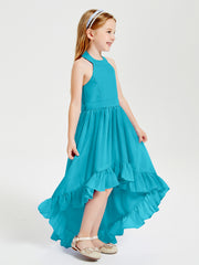 Junior Robes de Demoiselle d'Honneur Boho à la Mode Jade