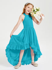 Junior Robes de Demoiselle d'Honneur Boho à la Mode Jade