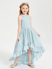 Junior Robes de Demoiselle d'Honneur Boho à la Mode Brume