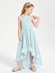 Junior Robes de Demoiselle d'Honneur Boho à la Mode Brume