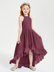 Junior Robes de Demoiselle d'Honneur Boho à la Mode Mûre