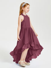 Junior Robes de Demoiselle d'Honneur Boho à la Mode Mûre