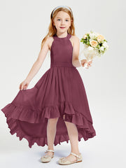 Junior Robes de Demoiselle d'Honneur Boho à la Mode Mûre
