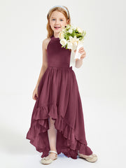 Junior Robes de Demoiselle d'Honneur Boho à la Mode Mûre