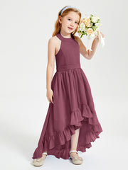 Junior Robes de Demoiselle d'Honneur Boho à la Mode Mûre