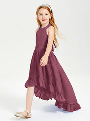 Junior Robes de Demoiselle d'Honneur Boho à la Mode Mûre