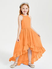 Junior Robes de Demoiselle d'Honneur Boho à la Mode Orange