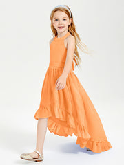 Junior Robes de Demoiselle d'Honneur Boho à la Mode Orange