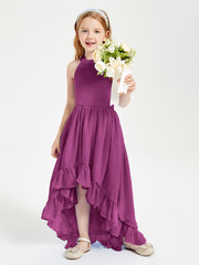 Junior Robes de Demoiselle d'Honneur Boho à la Mode Orchidee