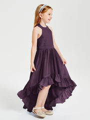 Junior Robes de Demoiselle d'Honneur Boho à la Mode Plum