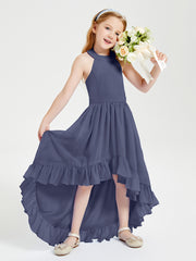 Junior Robes de Demoiselle d'Honneur Boho à la Mode Orageux