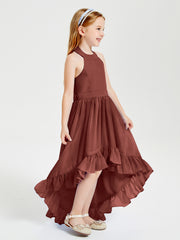 Junior Robes de Demoiselle d'Honneur Boho à la Mode Terracotta