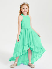 Junior Robes de Demoiselle d'Honneur Boho à la Mode Turquoise