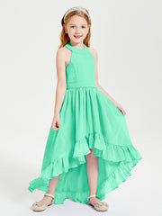 Junior Robes de Demoiselle d'Honneur Boho à la Mode Turquoise