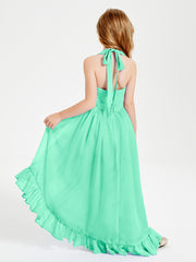 Junior Robes de Demoiselle d'Honneur Boho à la Mode Turquoise