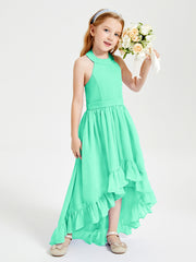 Junior Robes de Demoiselle d'Honneur Boho à la Mode Turquoise