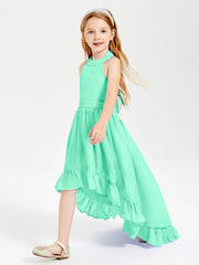 Junior Robes de Demoiselle d'Honneur Boho à la Mode Turquoise