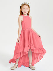 Junior Robes de Demoiselle d'Honneur Boho à la Mode Pastèque