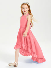 Junior Robes de Demoiselle d'Honneur Boho à la Mode Pastèque