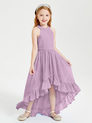 Junior Robes de Demoiselle d'Honneur Boho à la Mode Glycine