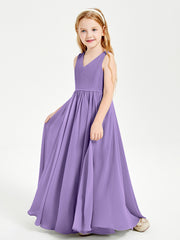Robes de Demoiselle d'Honneur Junior Élégantes Sans Manches Tahiti