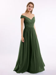 Dentelle Top Mousseline Bas Robe Avec Mancherons Olive Verte