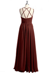 Double Bretelles Mousseline Robes Avec Col En Cœur terracotta