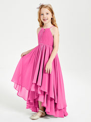 Robes de Demoiselle d'Honneur Junior en Mousseline Azalée