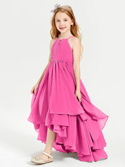 Robes de Demoiselle d'Honneur Junior en Mousseline Azalée