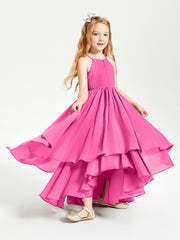 Robes de Demoiselle d'Honneur Junior en Mousseline Azalée