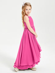 Robes de Demoiselle d'Honneur Junior en Mousseline Azalée