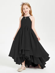 Robes de Demoiselle d'Honneur Junior en Mousseline Noir