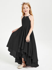 Robes de Demoiselle d'Honneur Junior en Mousseline Noir