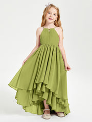 Robes de Demoiselle d'Honneur Junior en Mousseline Trèfle
