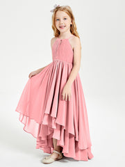 Robes de Demoiselle d'Honneur Junior en Mousseline Flamant