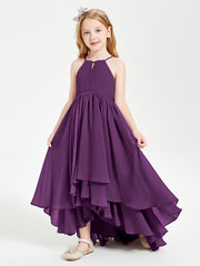 Robes de Demoiselle d'Honneur Junior en Mousseline Raisin