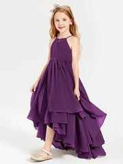 Robes de Demoiselle d'Honneur Junior en Mousseline Raisin