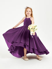 Robes de Demoiselle d'Honneur Junior en Mousseline Raisin