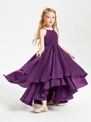 Robes de Demoiselle d'Honneur Junior en Mousseline Raisin