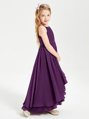 Robes de Demoiselle d'Honneur Junior en Mousseline Raisin