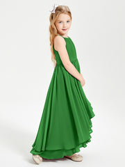 Robes de Demoiselle d'Honneur Junior en Mousseline Vert
