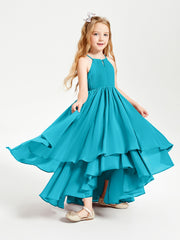 Robes de Demoiselle d'Honneur Junior en Mousseline Jade
