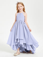 Robes de Demoiselle d'Honneur Junior en Mousseline Lavande