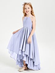 Robes de Demoiselle d'Honneur Junior en Mousseline Lavande