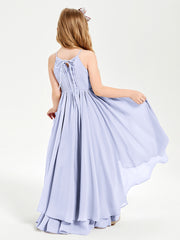 Robes de Demoiselle d'Honneur Junior en Mousseline Lavande
