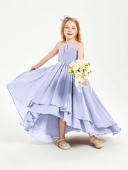 Robes de Demoiselle d'Honneur Junior en Mousseline Lavande