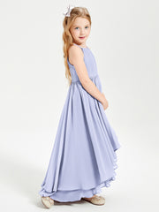 Robes de Demoiselle d'Honneur Junior en Mousseline Lavande